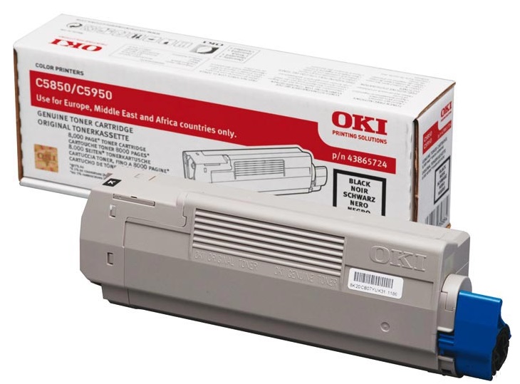 Toner Oki Color Laser 43865724 MC560dn 8.000 pag. BK