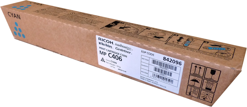 Toner Ricoh Color Laser 842096 Mp C306Zsp 6.000 pag. CY