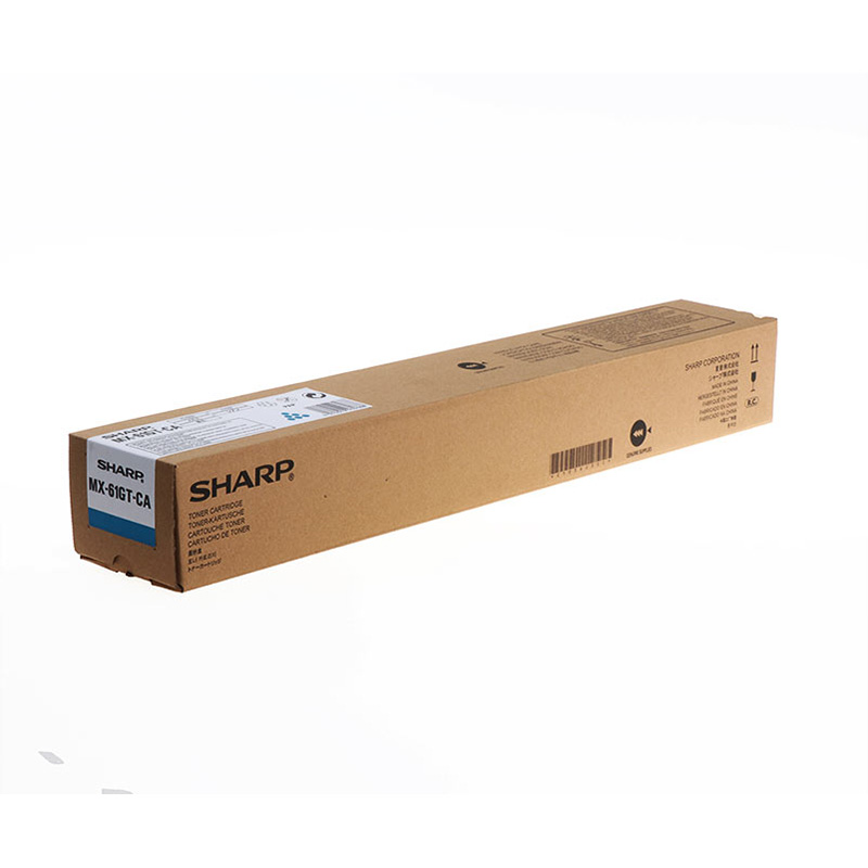 Toner Sharp color laser MX-61 GT BA - MX3570N 24.000 pag CY