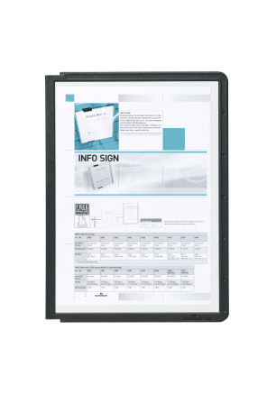 Zichtpaneel Durable Sherpa Panel A5 zwart