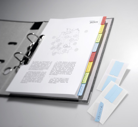 Tabs Durable Quick Tab Duo 40mm zelfklevend assorti (24)