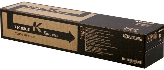 Toner Kyocera Color Laser TK-8305 TASKalfa 3050ci 25.000 pag. BK