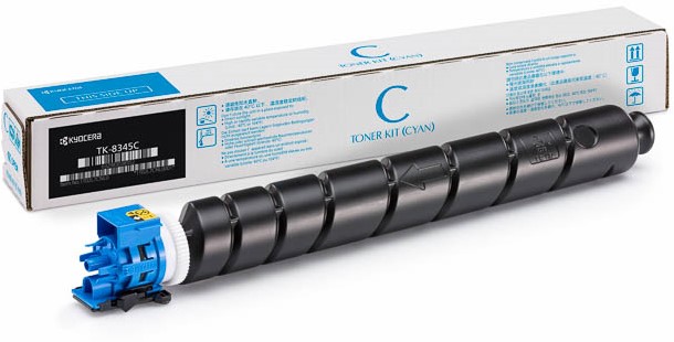 Toner Kyocera Color Laser TK-8345 TaskAlfa 2553ci 12.000 pag. CY