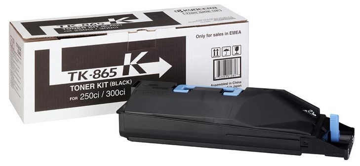 Toner Kyocera Color Laser TK-865 TASKalfa 250ci 20.000 pag. BK
