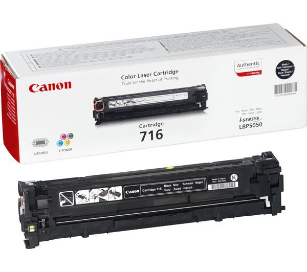 Toner Canon Color Laser 716 i-SENSYS LBP5050 2.300 pag. BK