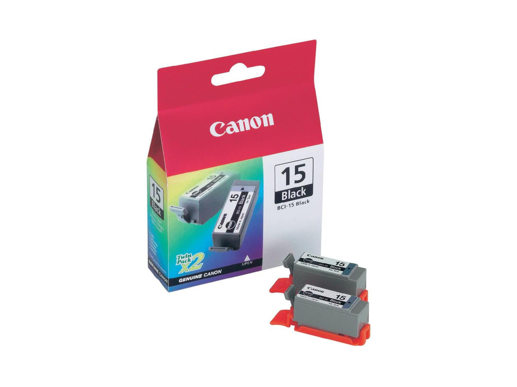 Cartridge Canon Inkjet BCI-15 DUO PIXMA iP90 2x120 pag. BK