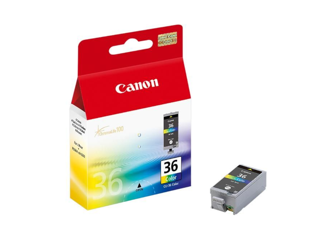 Cartridge Canon Inkjet CLI-36 PIXMA iP100 249 pag. COL