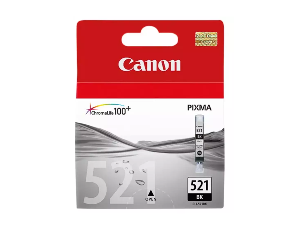 Cartridge Canon Inkjet CLI-521 PIXMA iP3600 350 pag. BK