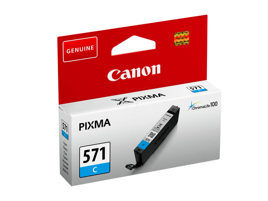 Cartridge Canon Inkjet CLI-571 PIXMA MG5750 173 pag. CY