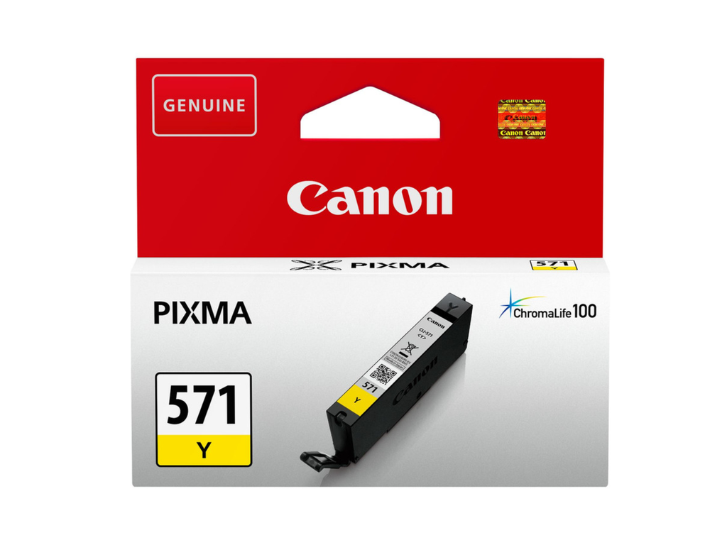 Cartridge Canon Inkjet CLI-571 PIXMA MG5750 161 pag. YEL