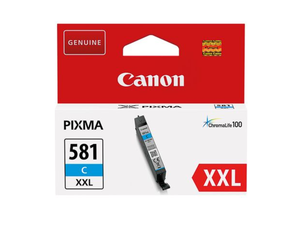 Cartridge Canon Inkjet CLI-581XXL PIXMA TR7550 296 pag. CY