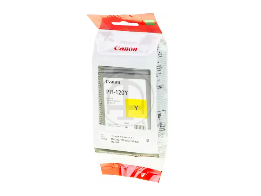 Cartridge Canon Inkjet PFI-120 imagePROGRAF TM-200 130ml YEL