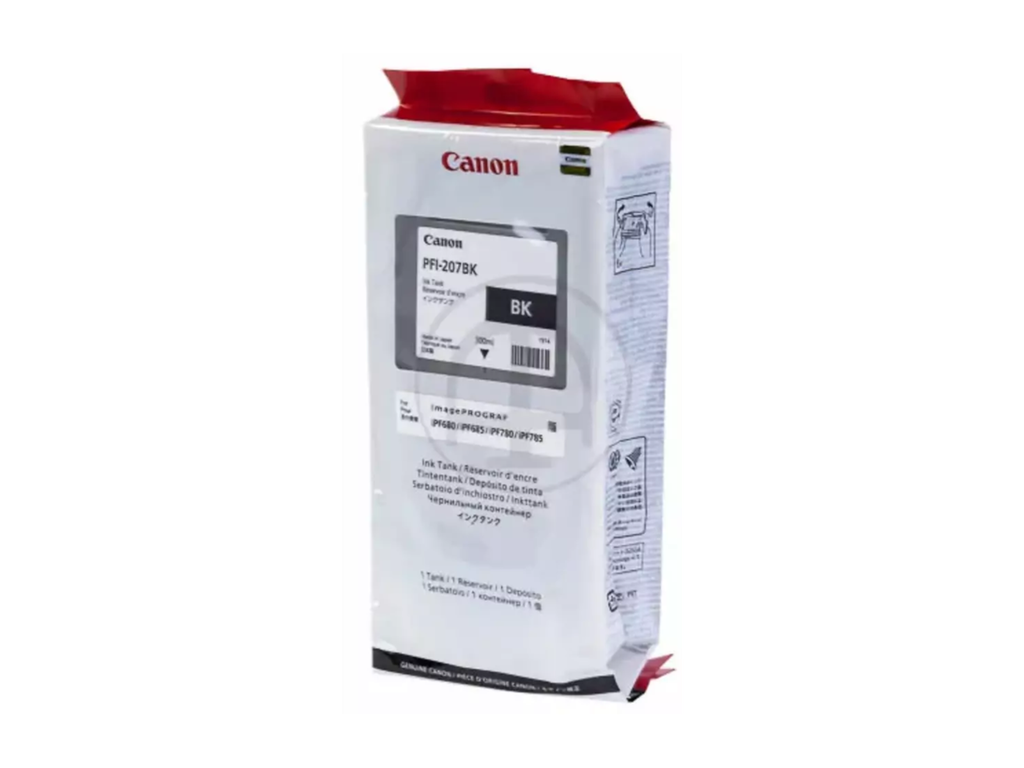 Cartridge Canon Inkjet PFI-207 imagePROGRAF iPF680 300ml CY