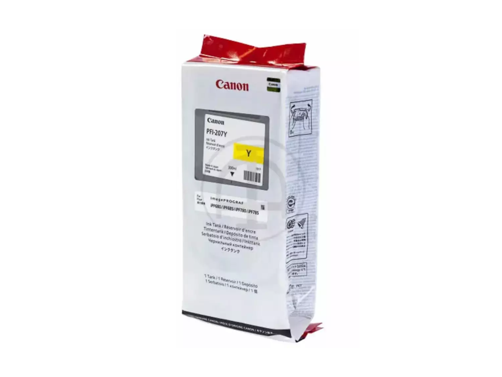 Cartridge Canon Inkjet PFI-207 imagePROGRAF iPF680 300ml YEL