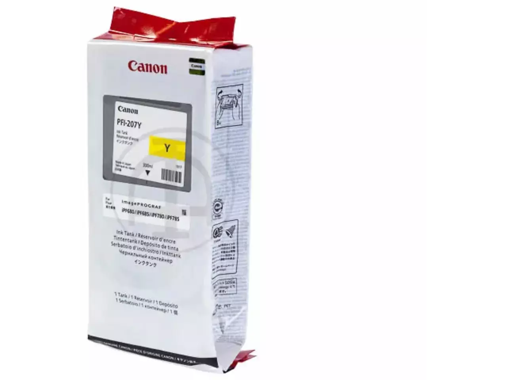 Cartridge Canon Inkjet PFI-207 imagePROGRAF iPF680 300ml YEL