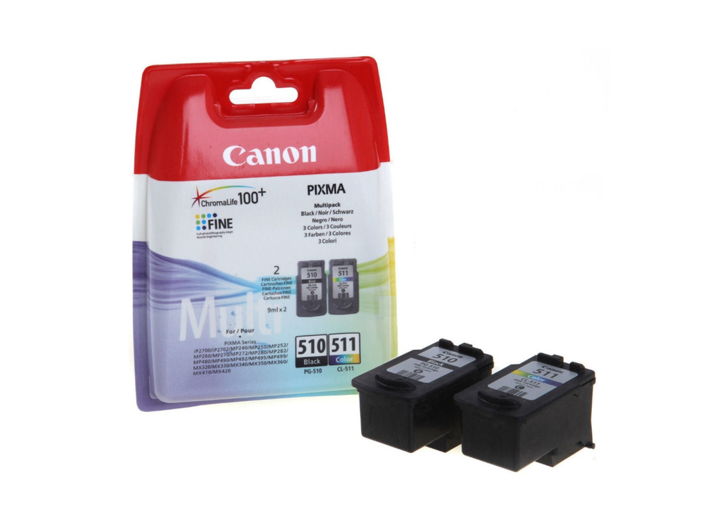 Cartridge Canon Inkjet PG-510/CL-511 PIXMA iP2700 220 pag./240 pag. BK/COL