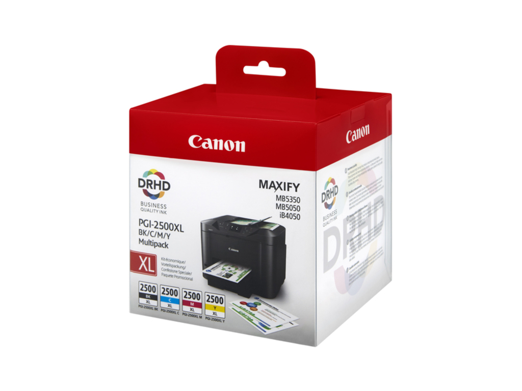 Cartridge Canon Inkjet PGI-2500XL MAXIFY MB2050 VALUE PACK BK/C/Y/M