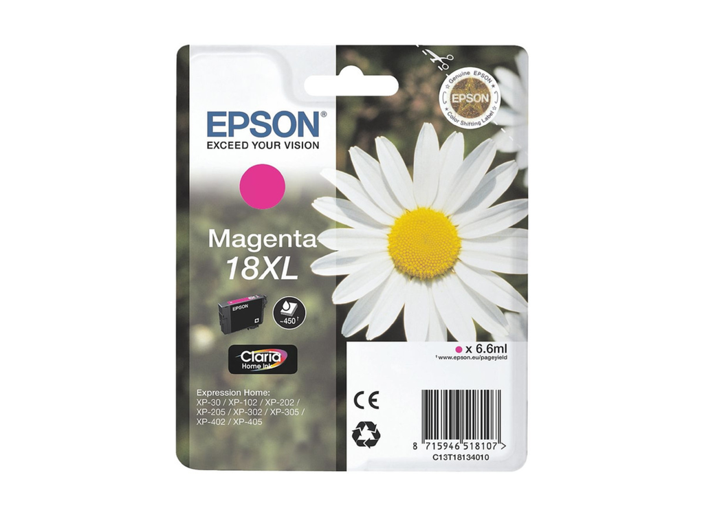 Cartridge Epson Inkjet 18XL Expression Home XP-102 6,6ml MAG