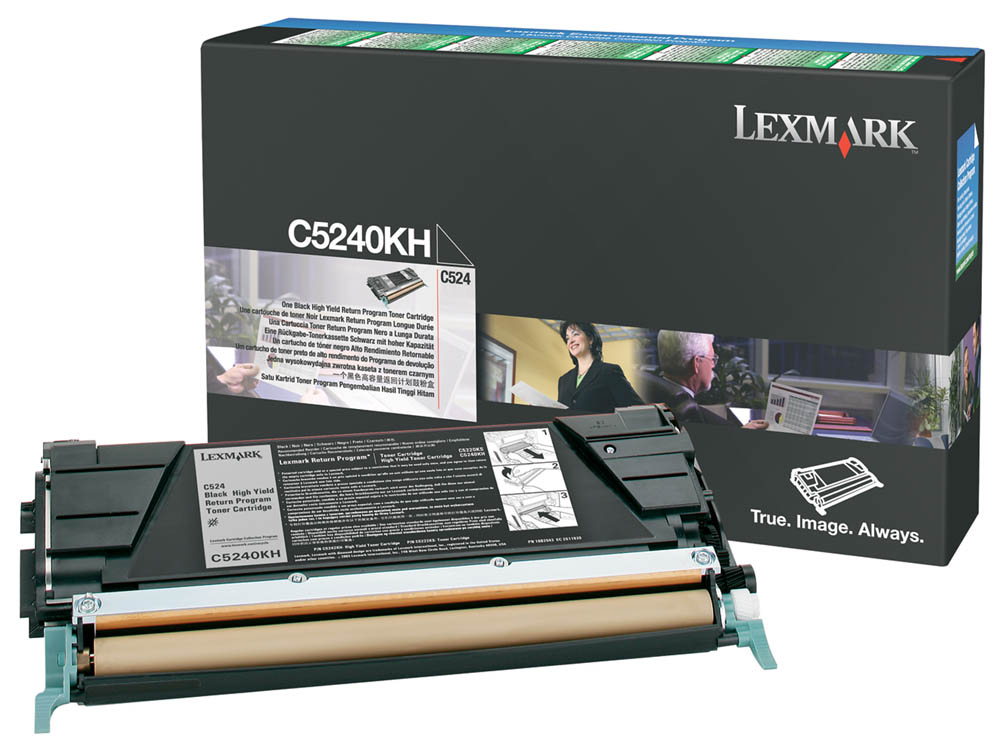 Toner Lexmark Color Laser C5240KH C524 5.000 pag. BK