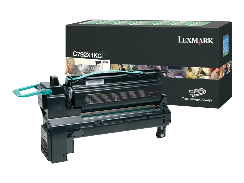 Toner Lexmark Color Laser C792X1KG C792de 20.000 pag. BK