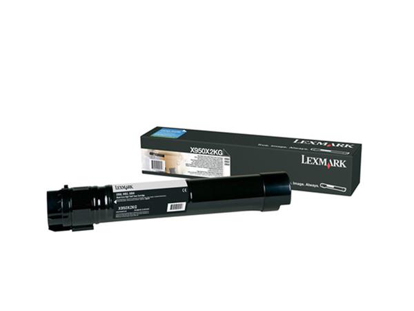 Toner Lexmark Color Laser X950X2KG X950DE 32.000 pag. BK