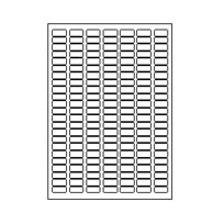Etiketten Etipage 161etik/bl 25x12mm 100bl/d