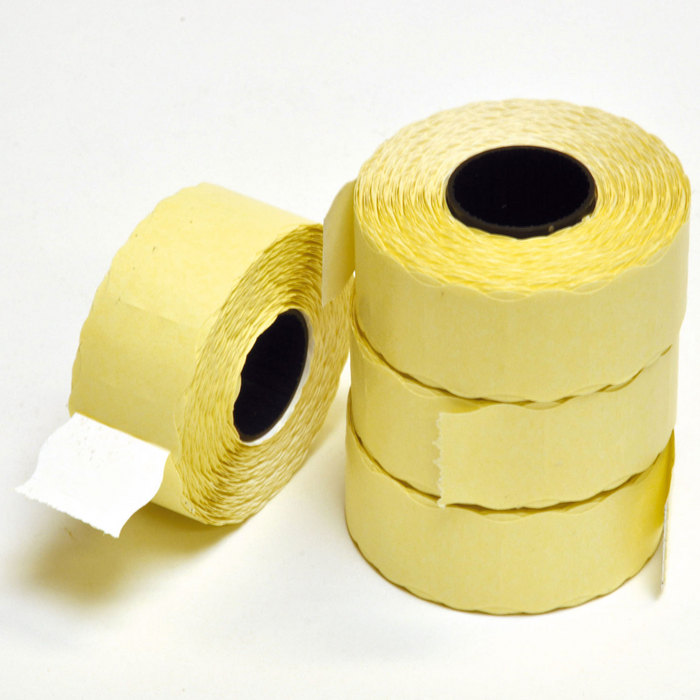 Etiket Blitz op rol voor etiketteertang S16/S12 16x26mm permanent wit (1100x36 R)