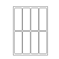 Etiketten Etipage 08 etik/bl 48x140mm 100bl/d