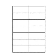 Etiketten Etipage 14 etik/bl 105x42,3mm 100bl/d