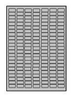 Etiketten Scotchmark 3M 7883 permanent 161 etik/blad 25x12 zilver (50)