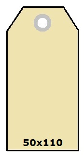 Hangkaartjes radium 50x110 225gr gems (1000)