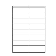 Etiketten Etipage 16 etik/bl 105x35mm 500bl/d afneembaar