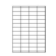 Etiketten Etilaser 44 etik/bl 52,5x25,4mm 200bl/d