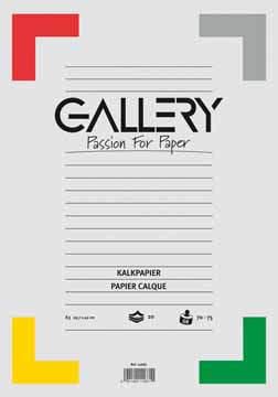 Kalkpapier Gallery A3 70-75gr 20vel