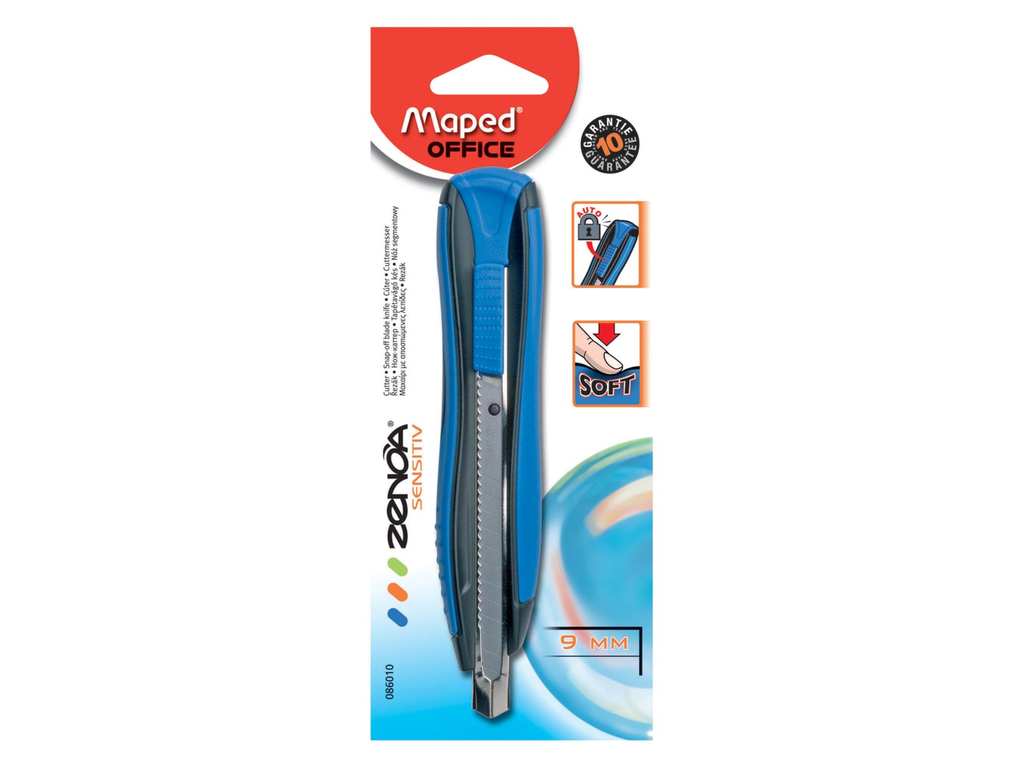 Cutter Maped Zenoa Sensitiv 9mm blister