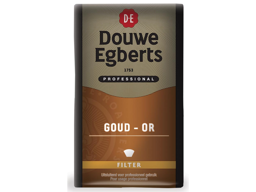 Koffie Douwe Egberts Gold/Dessert gemalen 500g