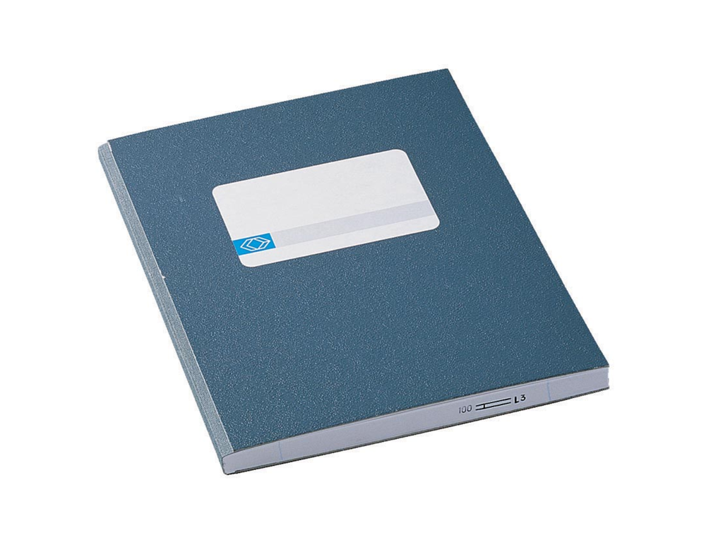 Breedkwarto Atlanta 16,5x21cm 192blz blauw