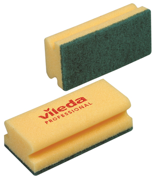 Schuurspons Vileda glitzi sterk geel/groen (10)