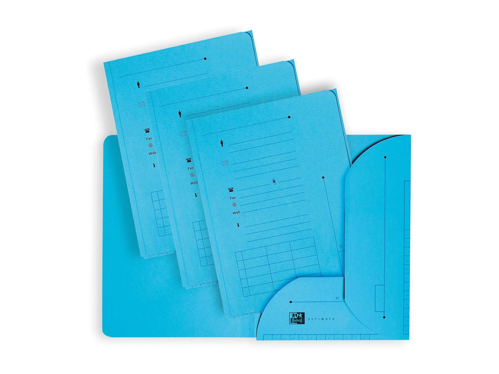 Map 2-kleppen Elba ultimate HV A4 240gr blauw (25)