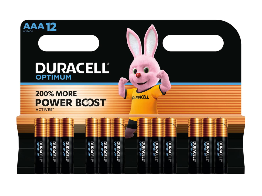 Batterij Duracell Optimum AAA (12)