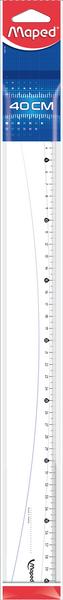 Meetlat plastic Maped essentials 146 40cm