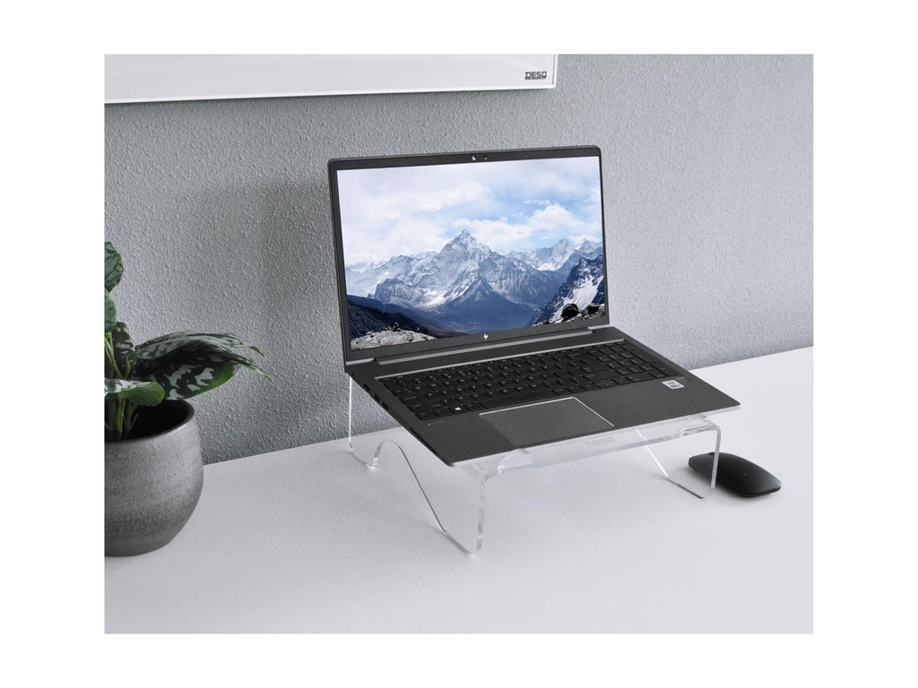 Laptopstandaard Desq 17 inch acryl