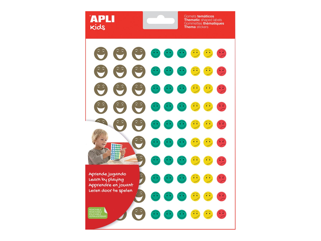 Beloningssticker Apli Kids Happy Smile klein (1080)