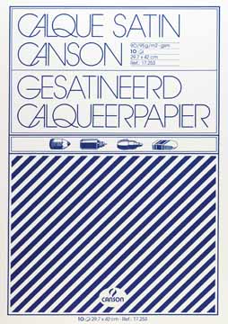 Kalkpapier Canson A3 90gr 10vel