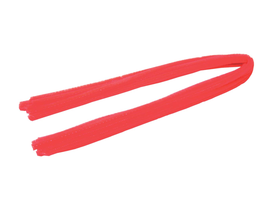 Chenilledraad Bouhon 8mmx50cm rood (10)
