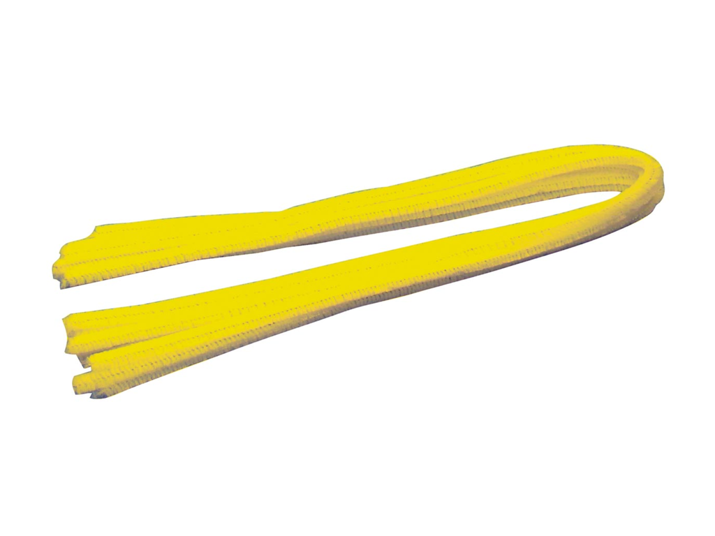 Chenilledraad Bouhon 8mmx50cm geel (10)