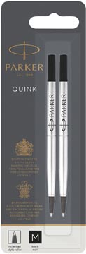 Vulling Parker Quink voor roller medium zwart blister (2)