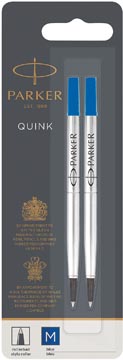Vulling Parker Quink voor roller medium blauw blister (2)
