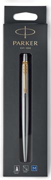 Balpen Parker Jotter medium GT roestvrij staal blister