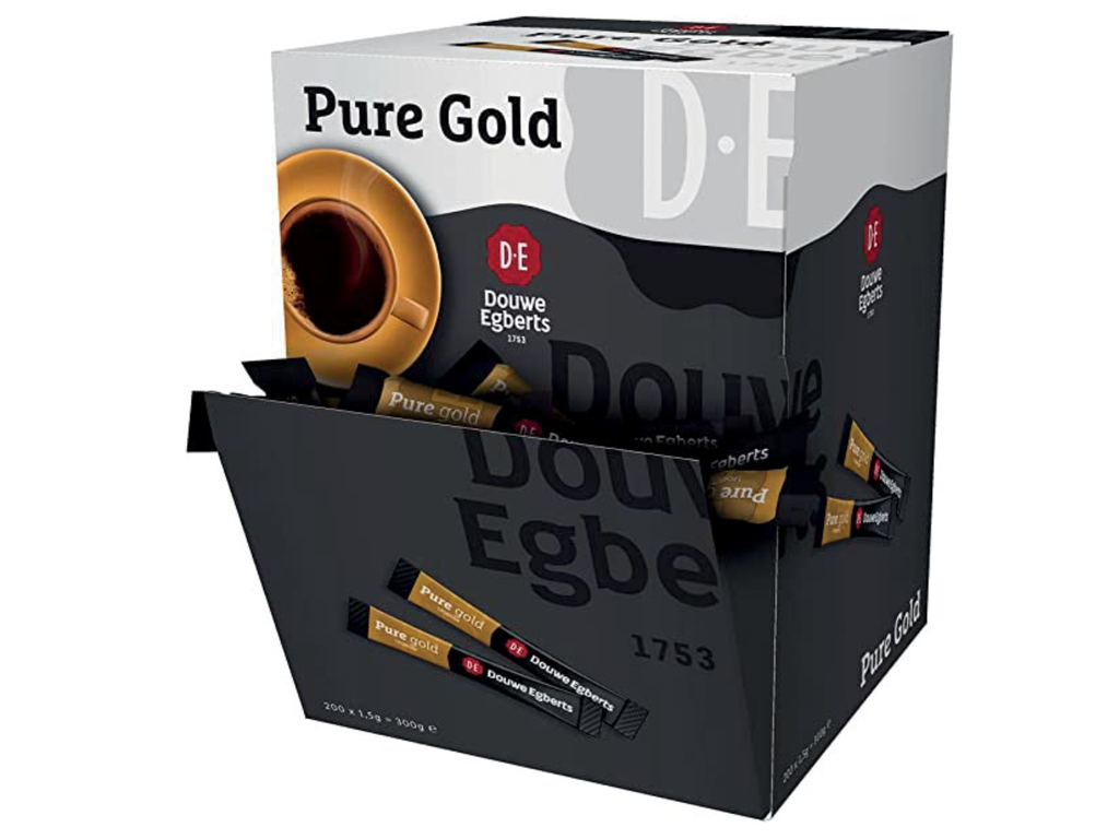 Oploskoffie Douwe Egberts Instant Pure Gold